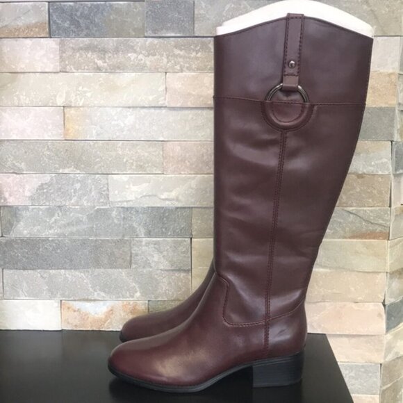 Alfani Bexleyy Women's Riding Leather Boots - Picture 8 of 12